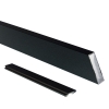 Attractive and durable powder coat finish Black Wide Stair Picket and Spacer Set