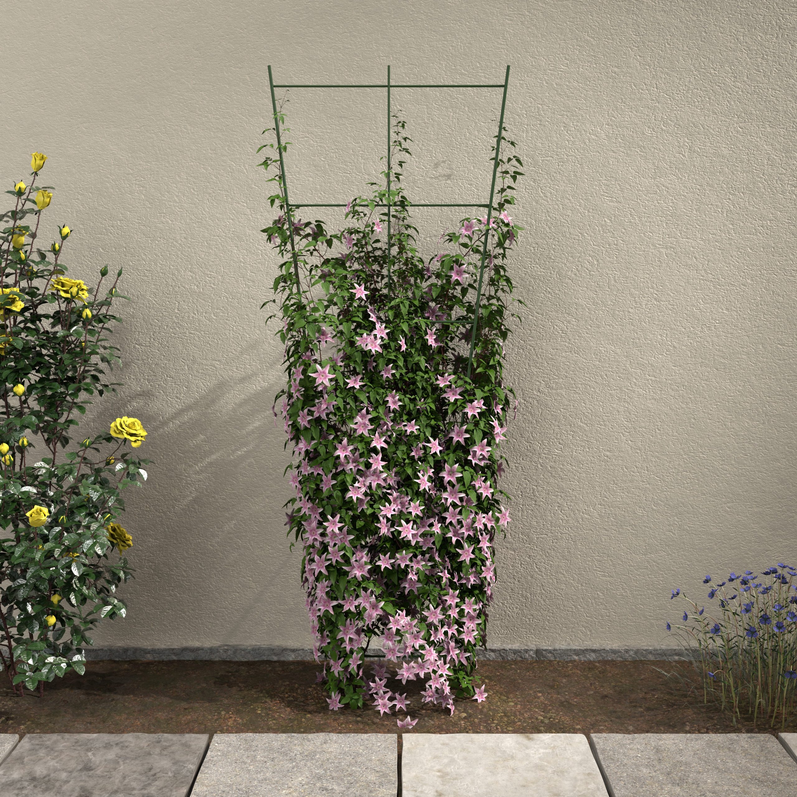 *REDHILL工房 Ivy 72 in. Green Steel Trellis | Gardenwares - Peak Products